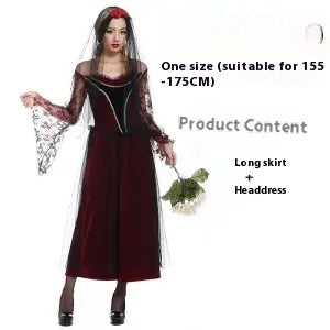 Halloween Costume – Polyester Party Outfit (One Size & XL) - Dazzling Beauty Solution
