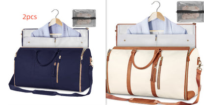 Women’s Large Capacity Travel Duffle Bag – Waterproof Foldable Suit Tote - Dazzling Beauty Solution