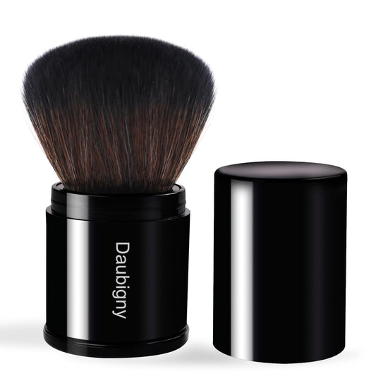 Retractable Kabuki Makeup Brush, Powder Brushes Foundation Travel Foundation Brush for Blush Bronzer & Powder…