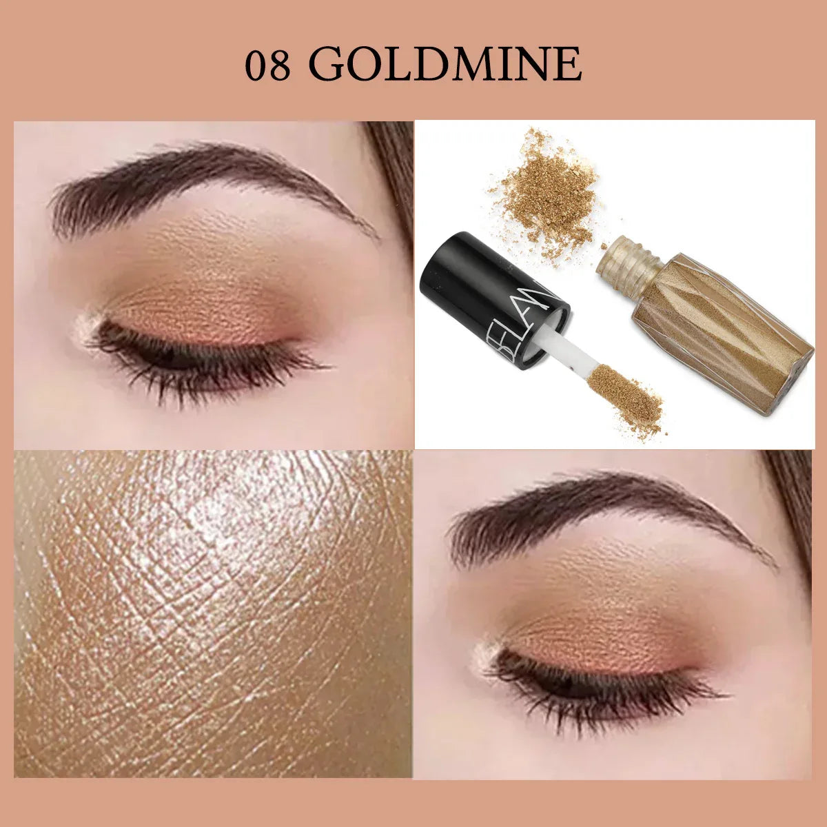 16-Color Loose Powder Eyeshadow Set – Highly Pigmented & Blendable Shades - Dazzling Beauty Solution