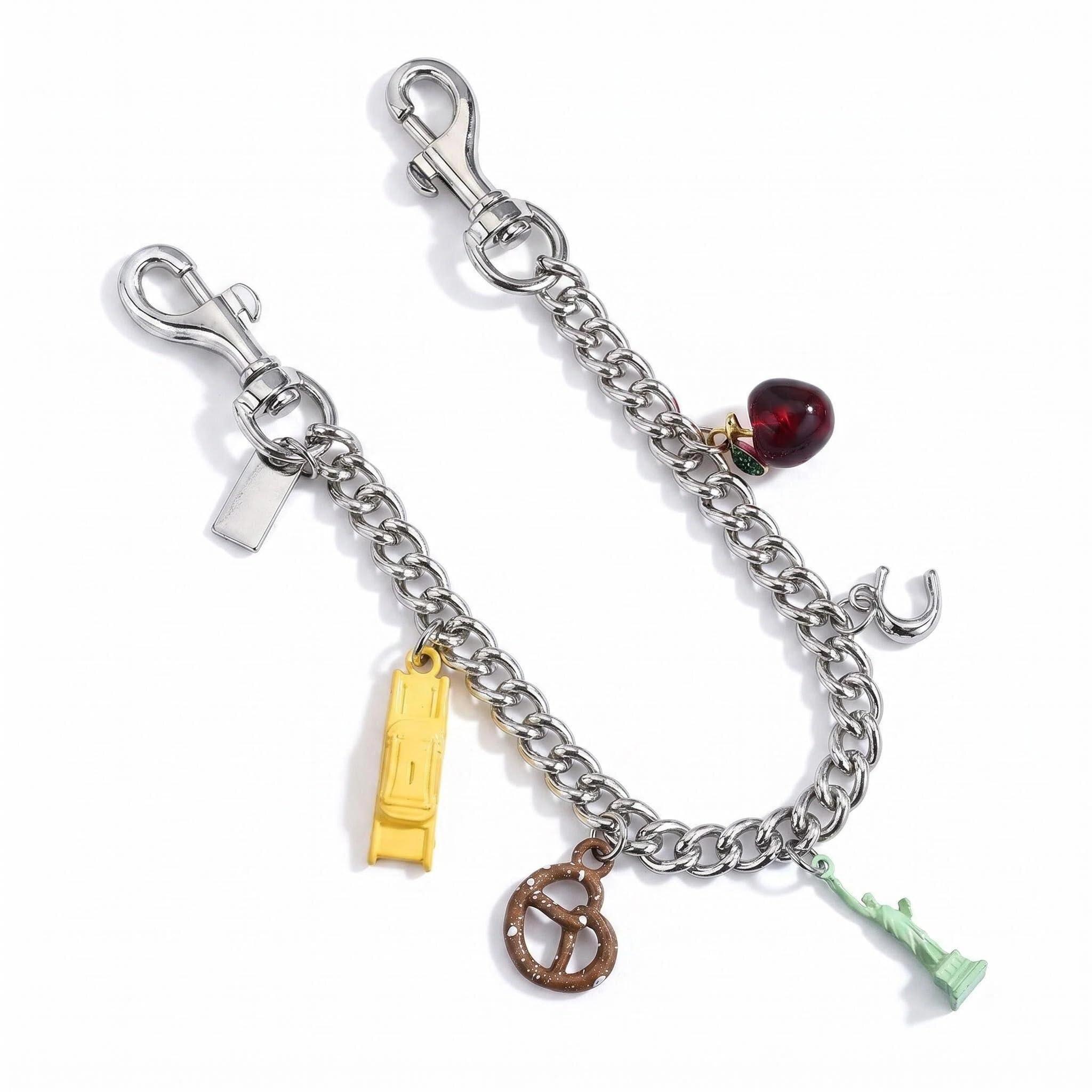 Gold Purse Chain Bag Charm for Women