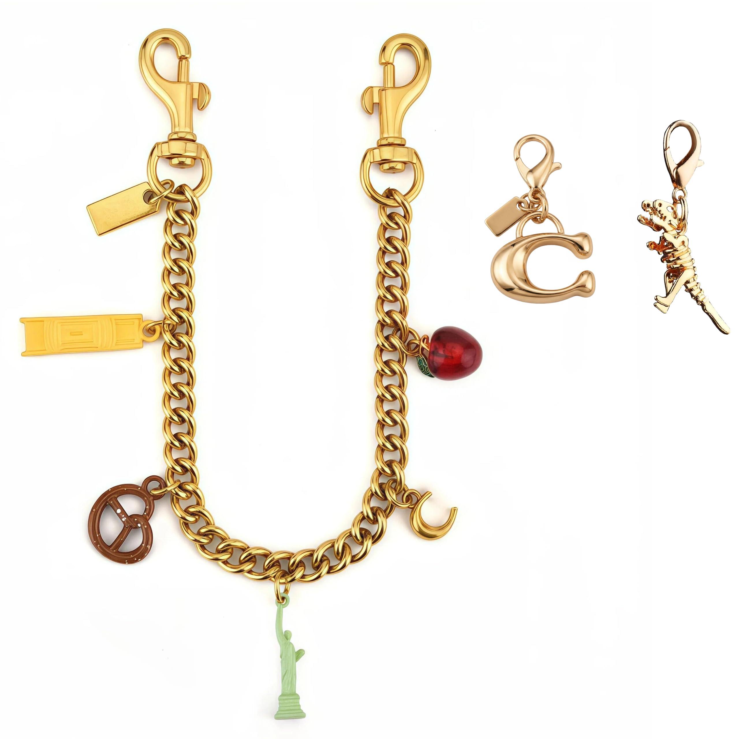 Gold Purse Chain Bag Charm for Women