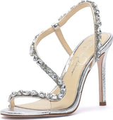 Jessica Simpson Jaycin High Heel Sandal | Satin Slip-On | Sizes 5–9.5