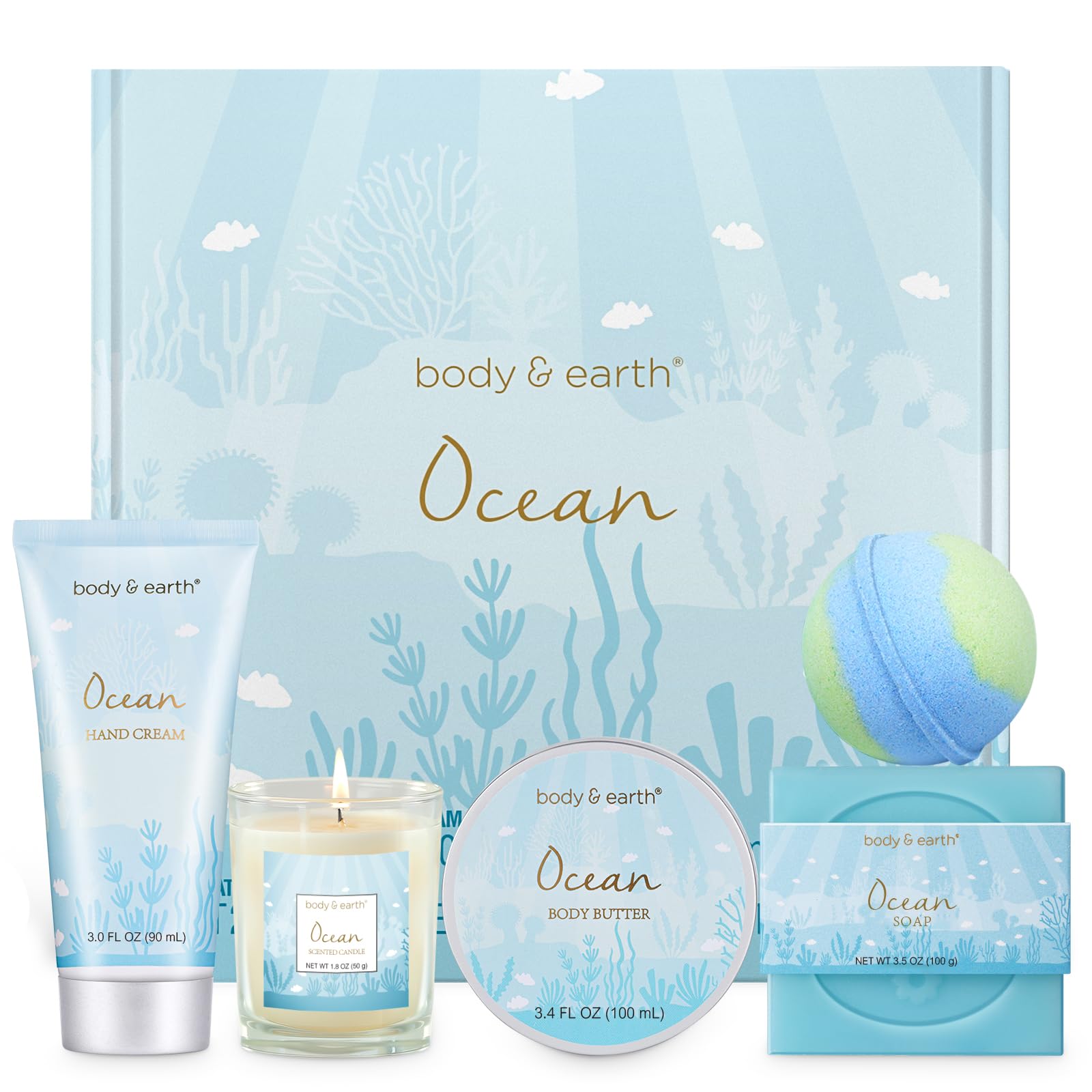 Women's Spa Gift Set – 8-Piece Luxury Bath & Body Collection
