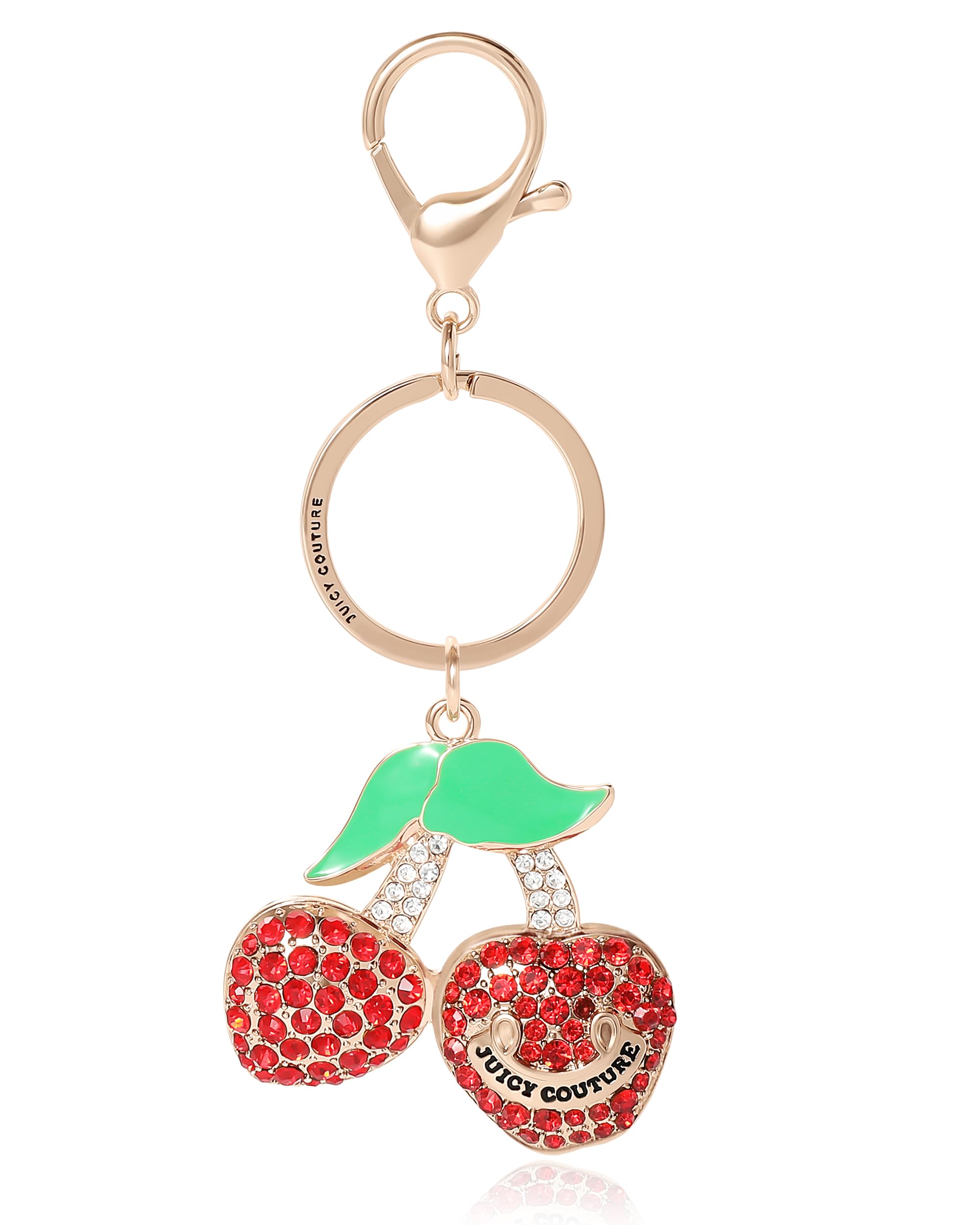 Juicy Couture Gold-Tone Logo Keychain Charms for Women