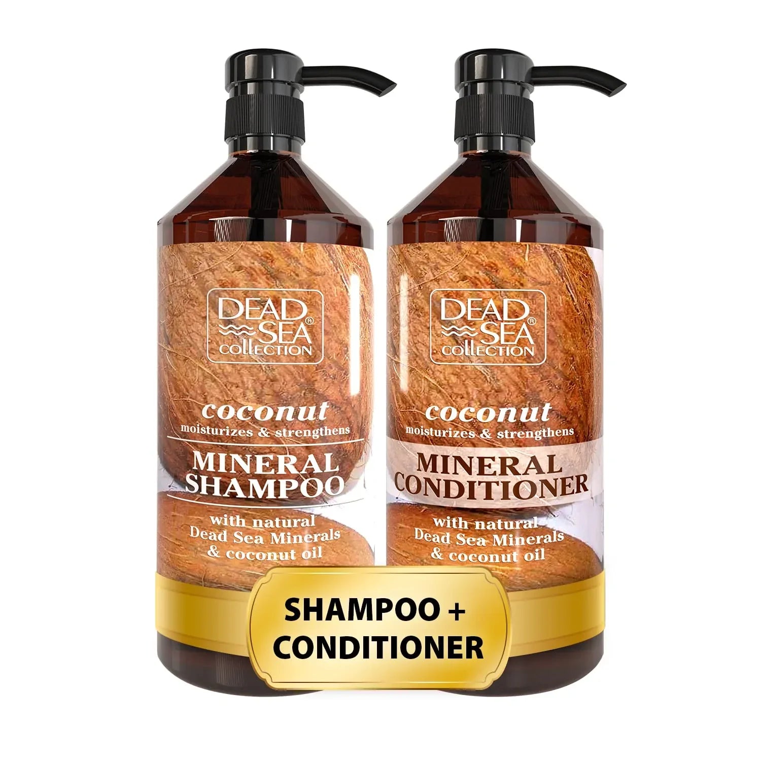 Dead Sea Minerals Shampoo & Conditioner Set - Dazzling Beauty Solution