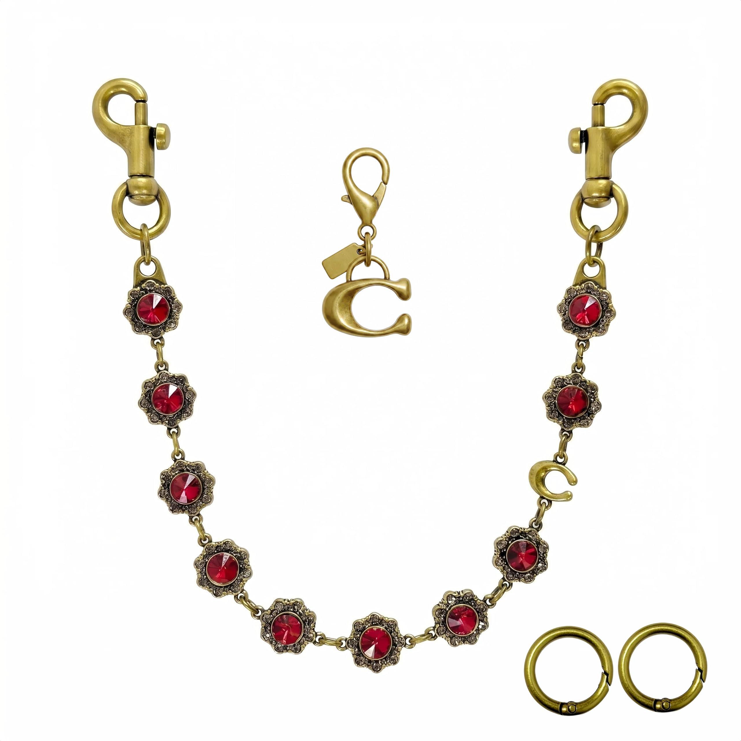Gold Purse Chain Bag Charm for Women