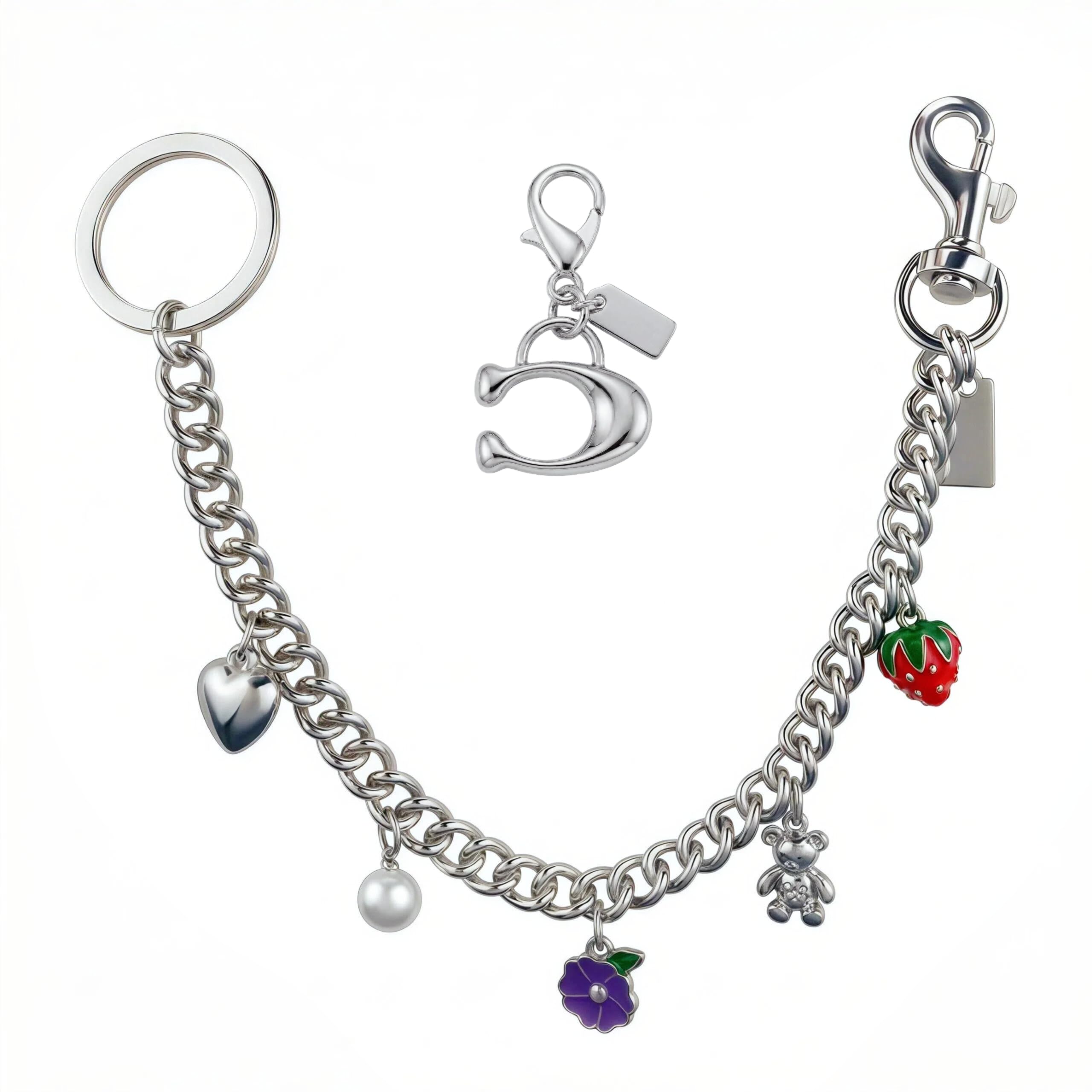 Gold Purse Chain Bag Charm for Women