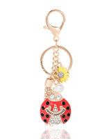 Juicy Couture Gold-Tone Logo Keychain Charms for Women