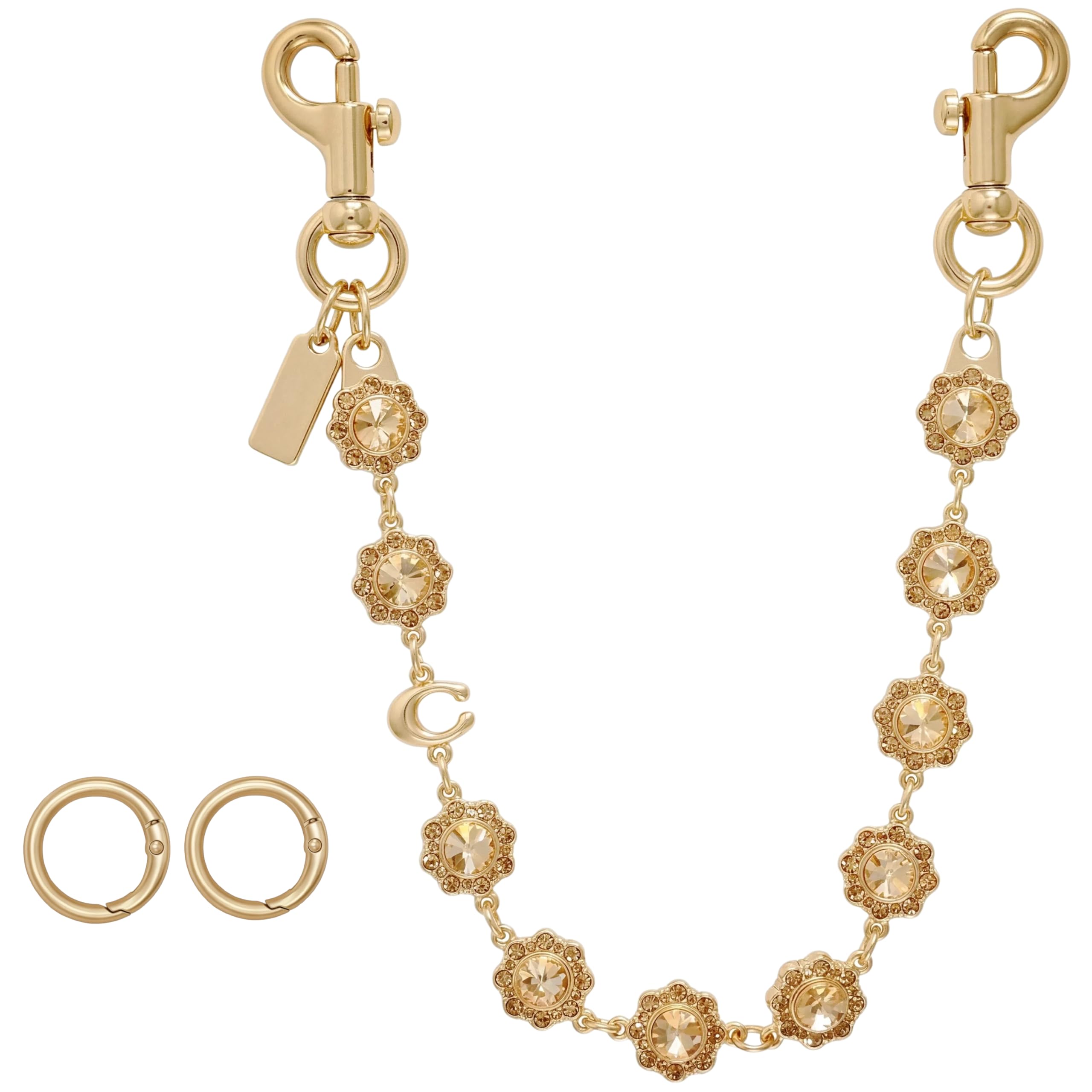 Gold Purse Chain Bag Charm for Women