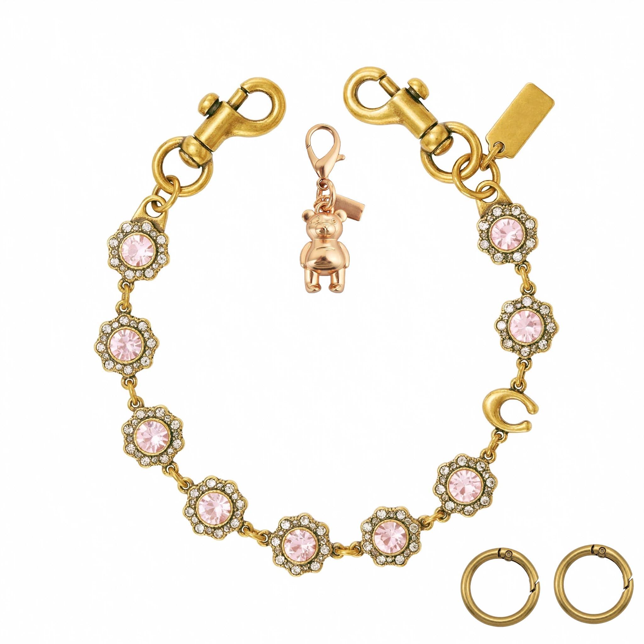 Gold Purse Chain Bag Charm for Women