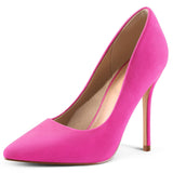 mysoft Women’s 4-Inch Stiletto Pumps – Pointed Toe Dress & Wedding Heels