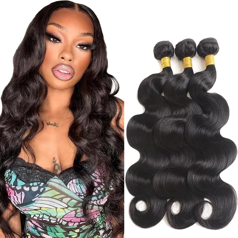 YOUNGHANN Brazilian P4/613 Body Wave Human Hair Bundles – Highlight Blonde Virgin Hair