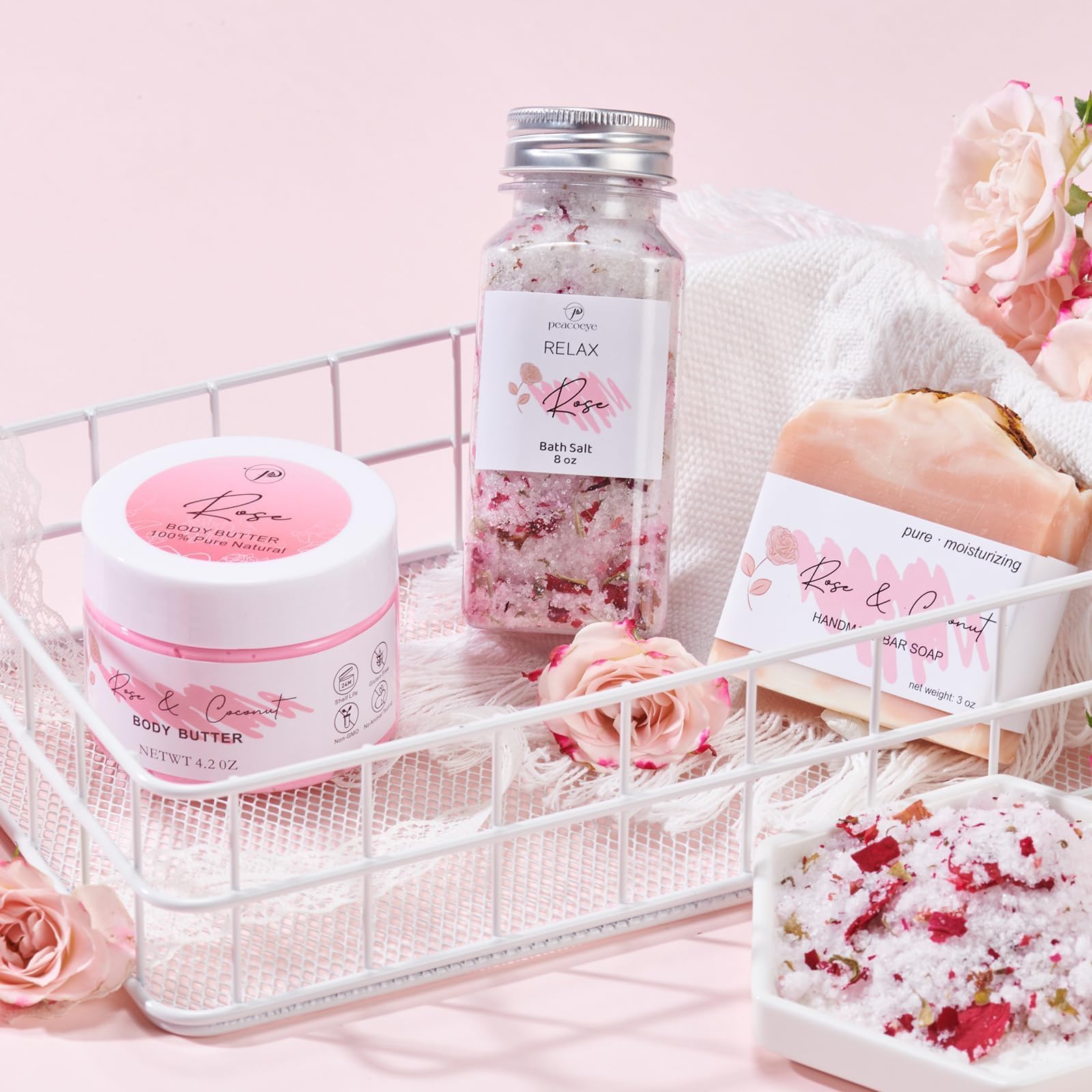 Luxury Spa Gift Set for Women – Bath & Body Care Basket