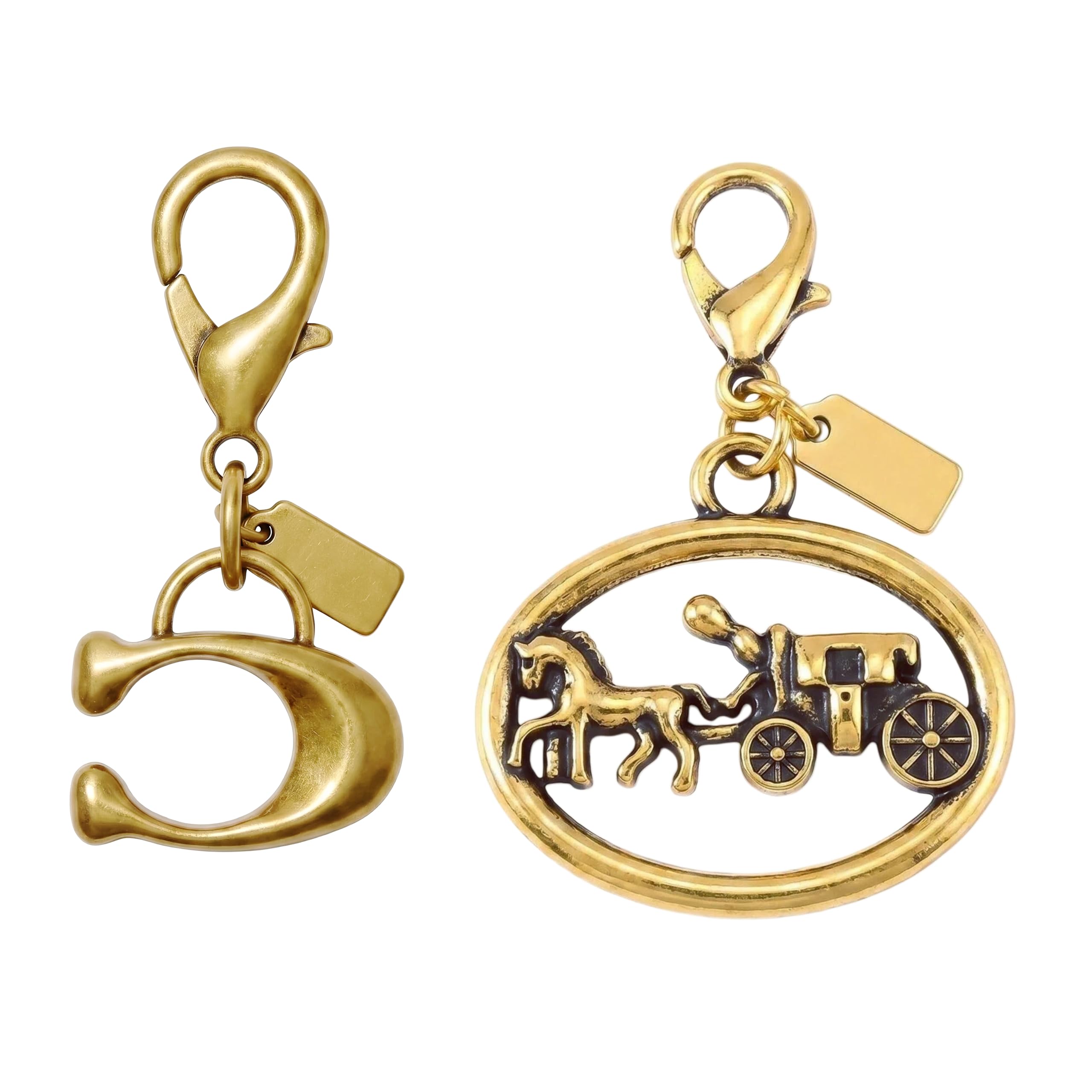 Gold Purse Chain Bag Charm for Women