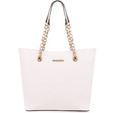 Montana West Women's Chain Top-Handle Tote Bag | Large Capacity Vegan Leather Handbag | 90-Day Warranty