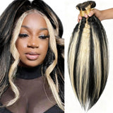 YOUNGHANN Brazilian P4/613 Body Wave Human Hair Bundles – Highlight Blonde Virgin Hair