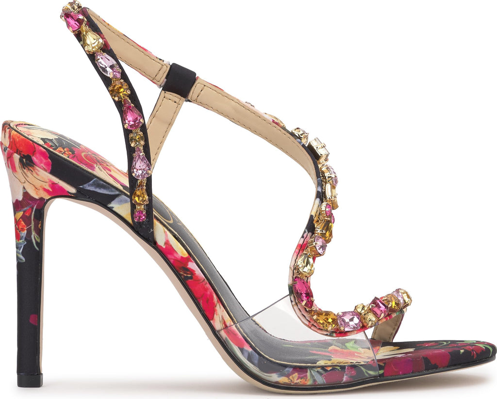 Jessica Simpson Jaycin High Heel Sandal | Satin Slip-On | Sizes 5–9.5