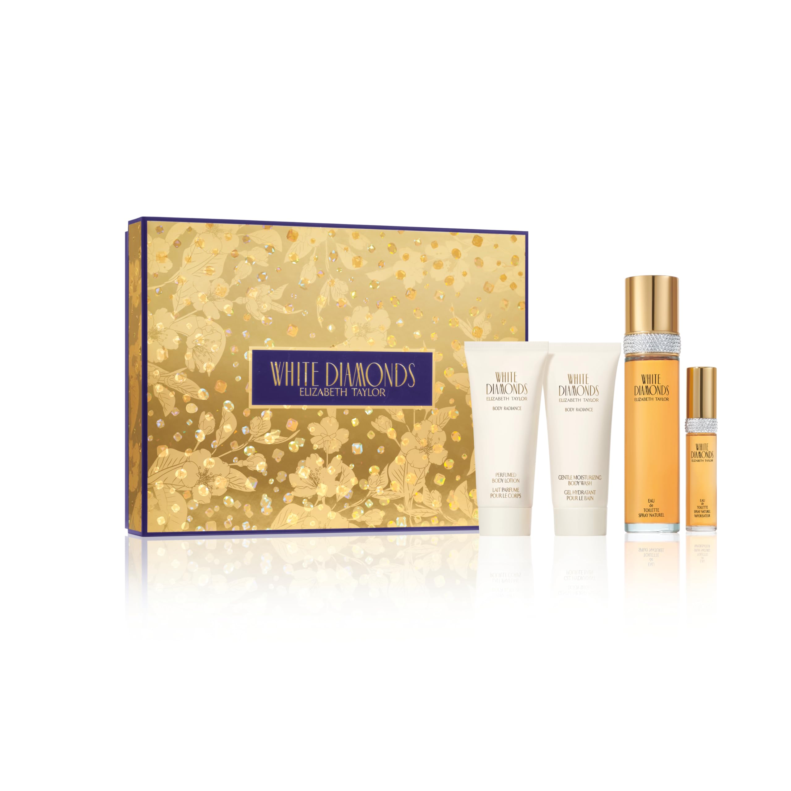 Elizabeth Taylor White Diamonds Eau de Toilette – Women's Floral Chypre Fragrance