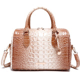 Women's Crocodile-Embossed Tote Bag | Vegan Leather Crossbody Purse | 23 Colors