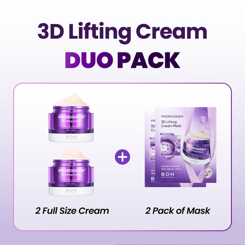BIOHEAL BOH 3D Lifting Cream Double Set - Korean Anti-Aging Skincare Gift