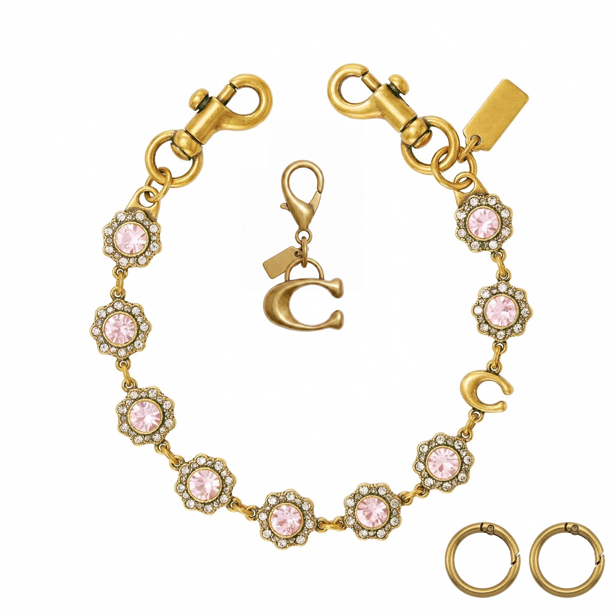Gold Purse Chain Bag Charm for Women
