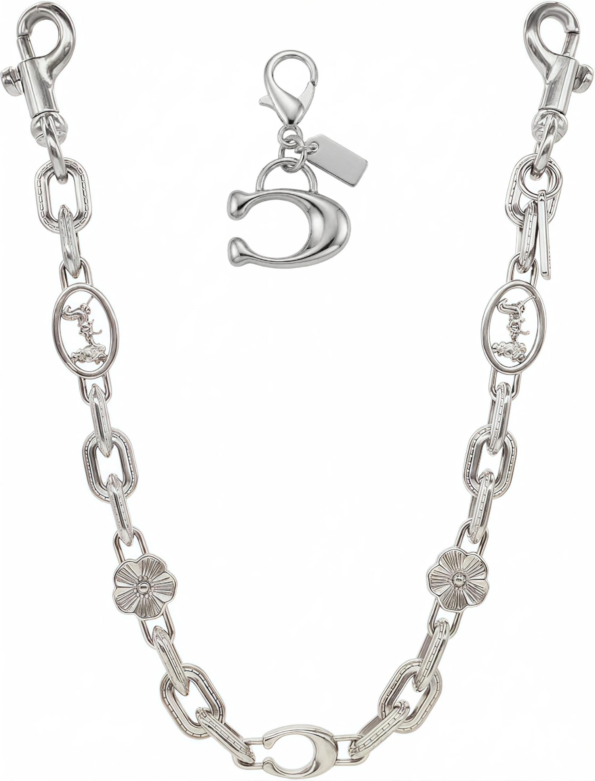 Gold Purse Chain Bag Charm for Women