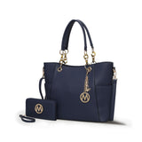 MKF Collection Tote Bag for Women | Vegan Leather Handbag Set with Wallet | Mia K | 87 Colors & Styles