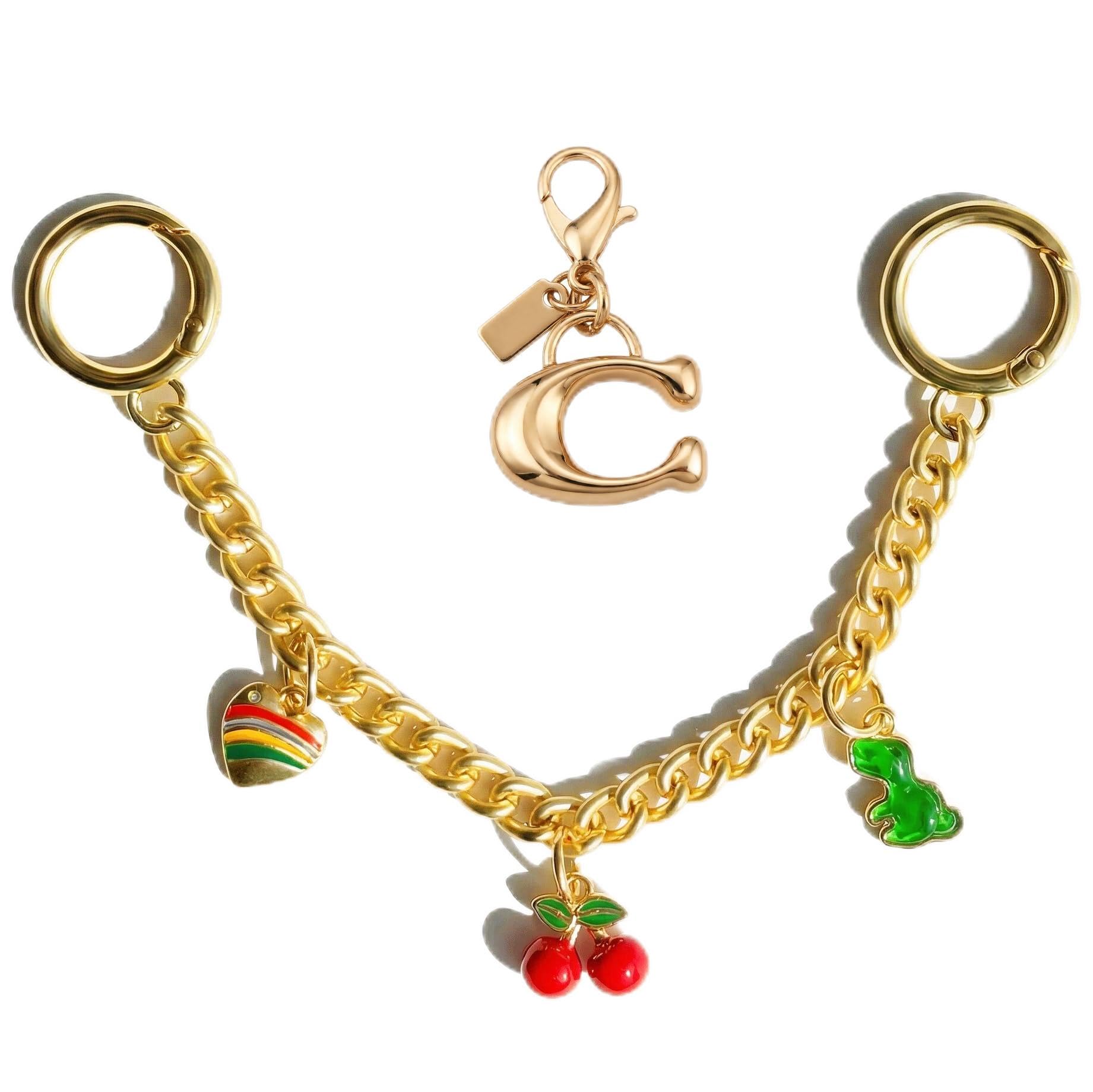 Gold Purse Chain Bag Charm for Women