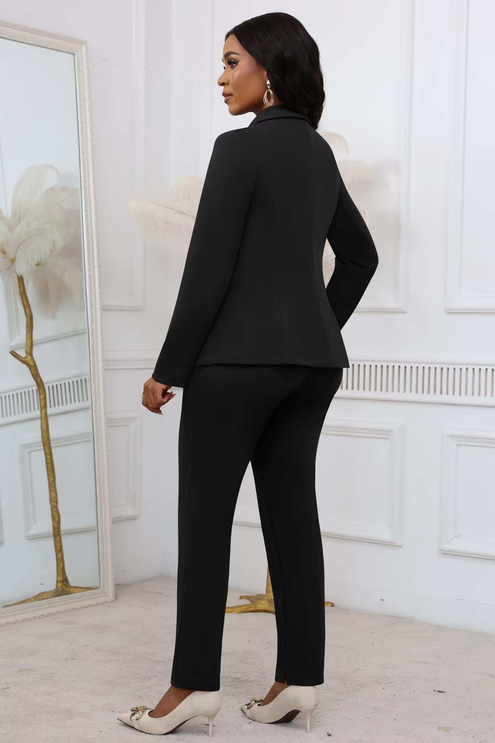 Women’s 2-Piece Blazer Pant Suit – Sleek Power Set