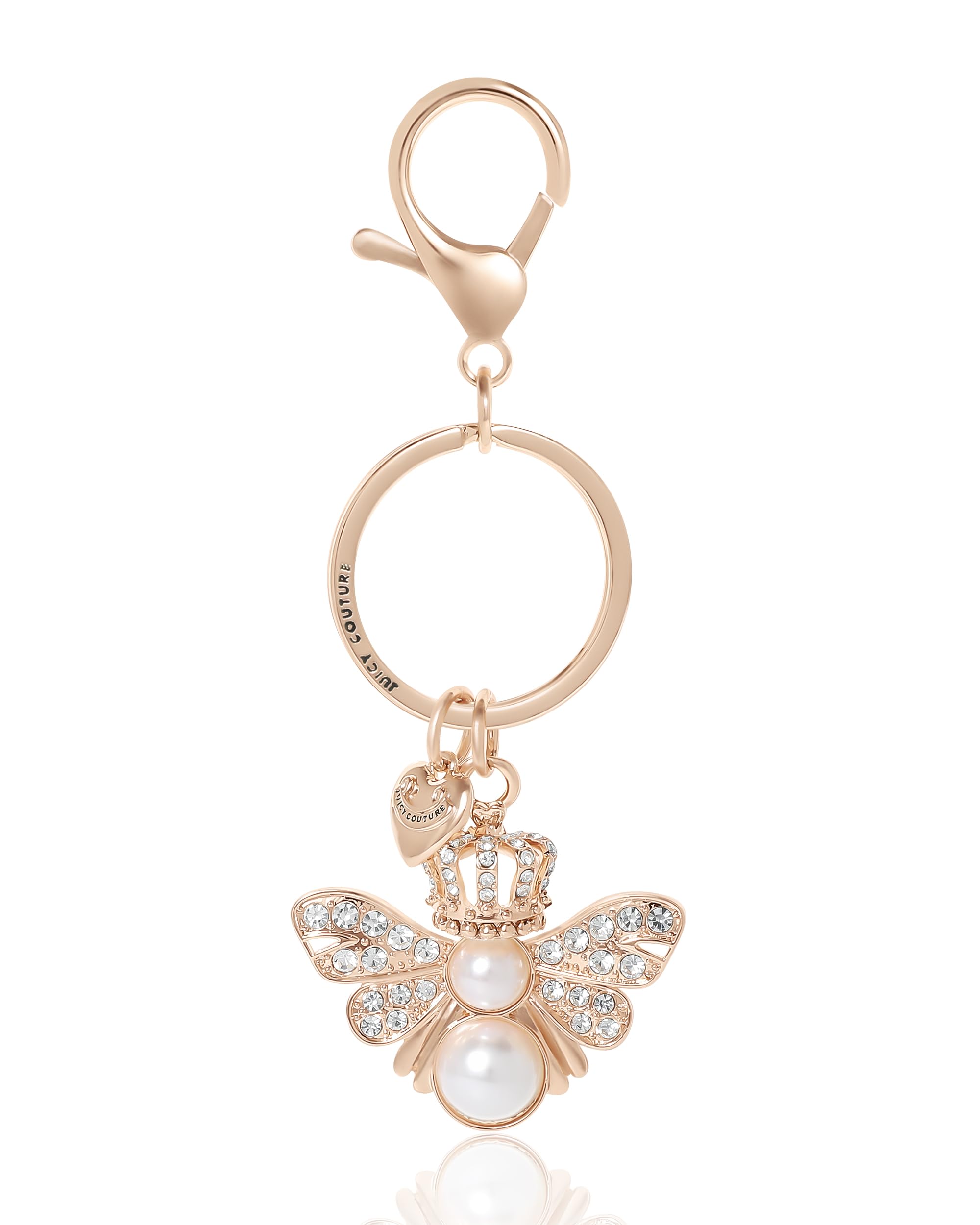 Juicy Couture Gold-Tone Logo Keychain Charms for Women