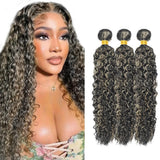YOUNGHANN Brazilian P4/613 Body Wave Human Hair Bundles – Highlight Blonde Virgin Hair