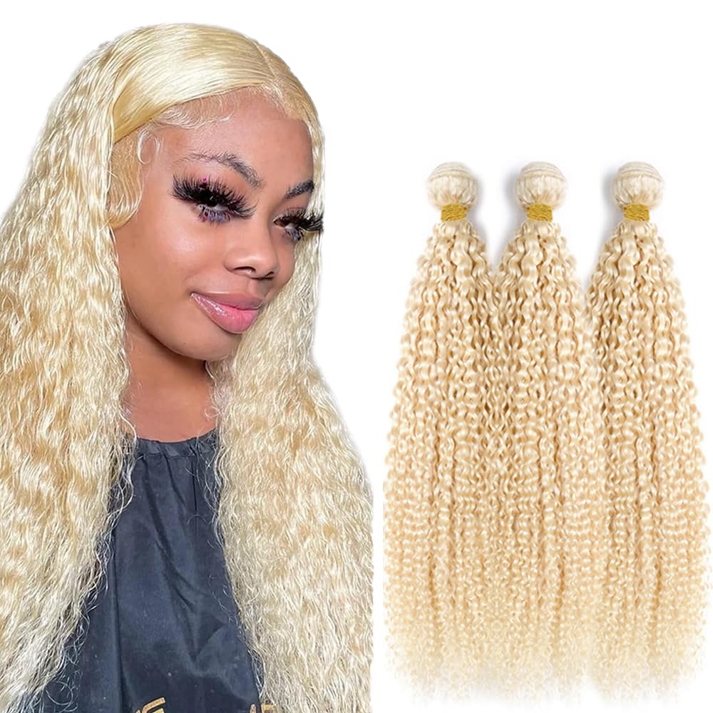 YOUNGHANN Brazilian P4/613 Body Wave Human Hair Bundles – Highlight Blonde Virgin Hair