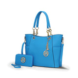 MKF Collection Tote Bag for Women | Vegan Leather Handbag Set with Wallet | Mia K | 87 Colors & Styles