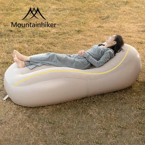 Fast Inflatable Air Sofa Bed Outdoor Portable Air Mattress Lazy Camping Automatic Inflatable Sleeping Mat Uptaded