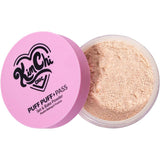 Kimchi Chic Puff Puff Pass Set & Bake Powder with Rice Powder & Vitamin-E, Lightweight & Translucent Makeup, Cosmetic Setting Powder