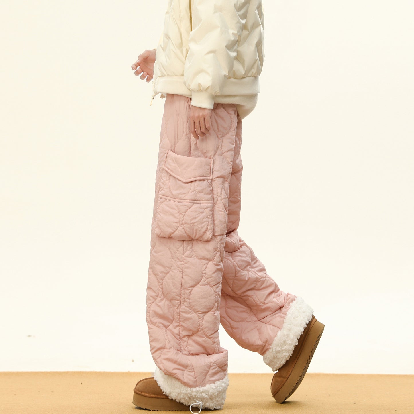 Men’s Winter Cotton Straight Pants - Dazzling Beauty Solution