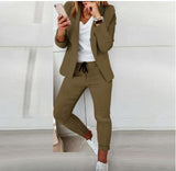 Ladies Fashion OL Suit Trousers Suit - Dazzling Beauty Solution