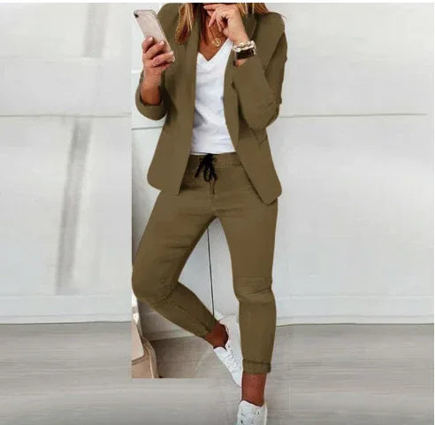 Ladies Fashion OL Suit Trousers Suit - Dazzling Beauty Solution