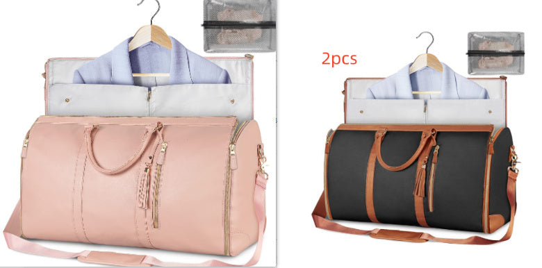 Women’s Large Capacity Travel Duffle Bag – Waterproof Foldable Suit Tote - Dazzling Beauty Solution