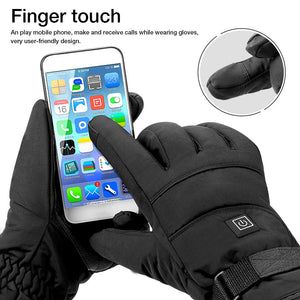 Winter Electric Heated Gloves Motorcycle Touch Screen Gloves - Dazzling Beauty Solution