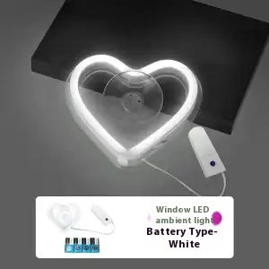 Car Love Light – LED Mood Lamp with Batteries (7 Colors) - Dazzling Beauty Solution