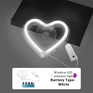 Car Love Light – LED Mood Lamp with Batteries (7 Colors) - Dazzling Beauty Solution