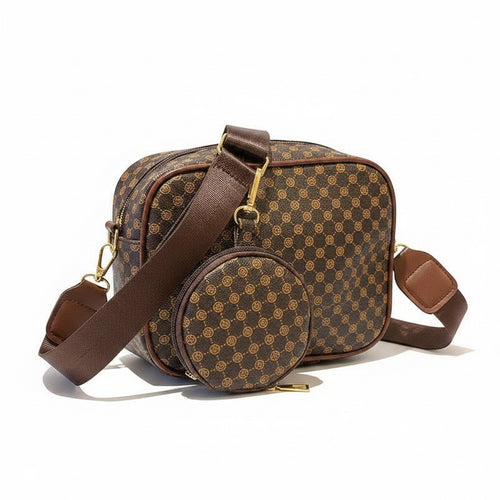 Vintage Pattern Crossbody Bags For Women Shoulder Shell Bag Trend Small Purse And Handbag Luxury Designer Female Square Bag Women's Bag - Dazzling Beauty Solution