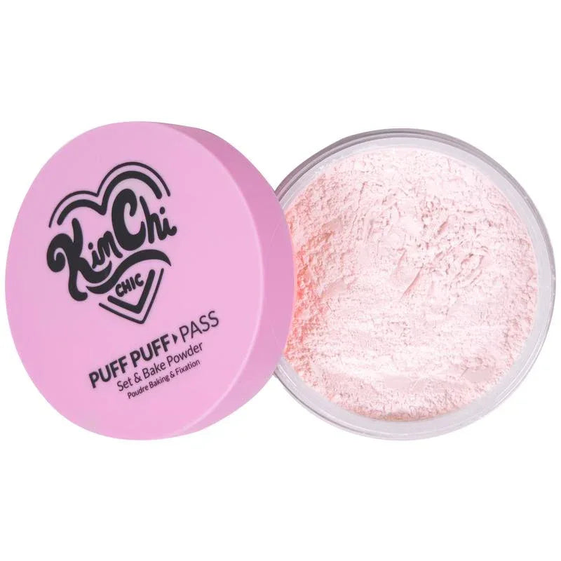 Kimchi Chic Puff Puff Pass Set & Bake Powder – Lightweight Translucent Setting Powder - Dazzling Beauty Solution