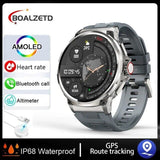 1.85" Ultra HD Smartwatch GPS Bluetooth Call Health Monitoring Watch Gym Gift
