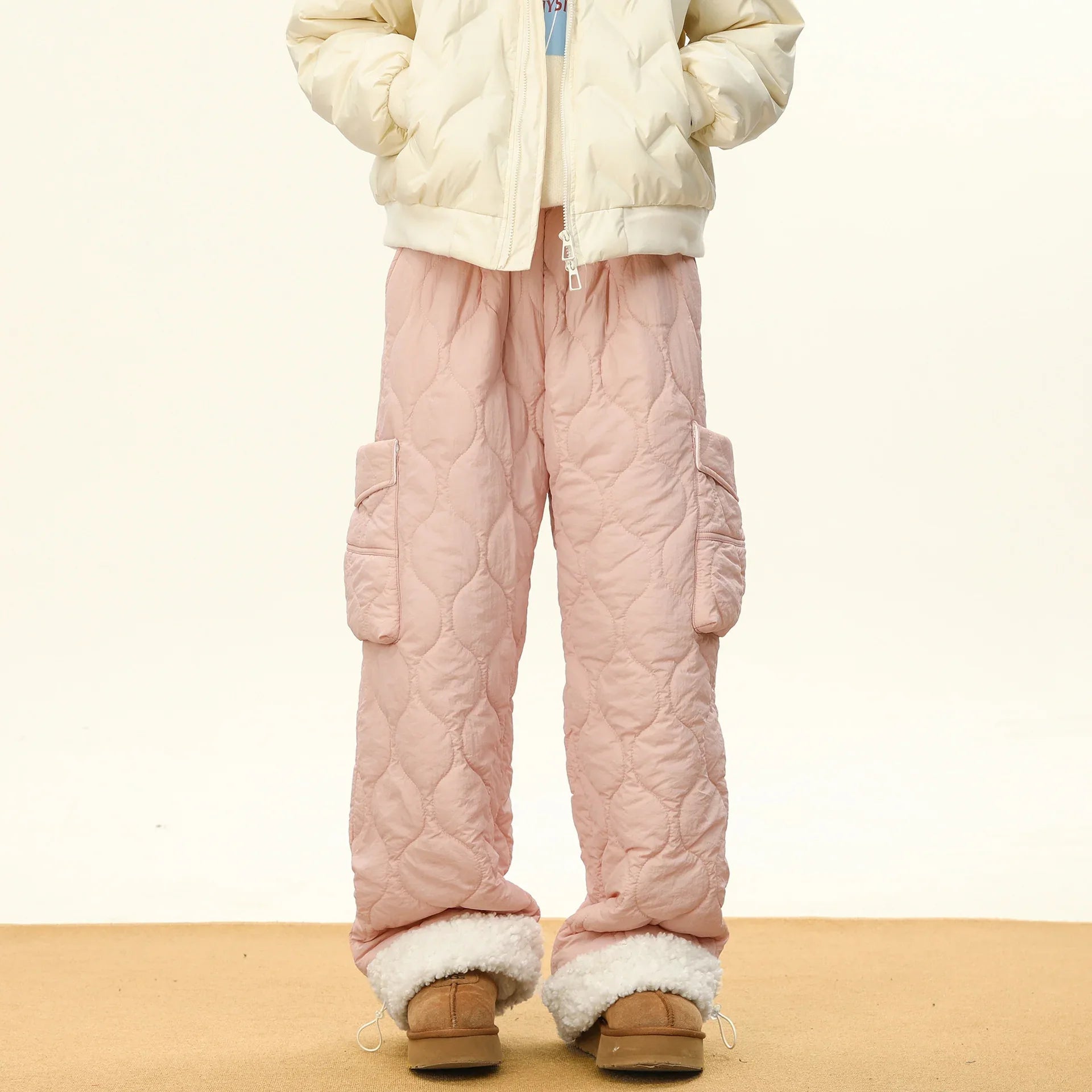Men’s Winter Cotton Straight Pants - Dazzling Beauty Solution