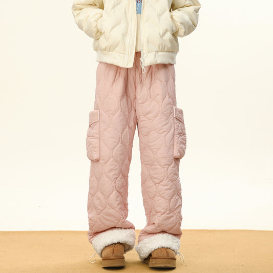 Men’s Winter Cotton Straight Pants - Dazzling Beauty Solution
