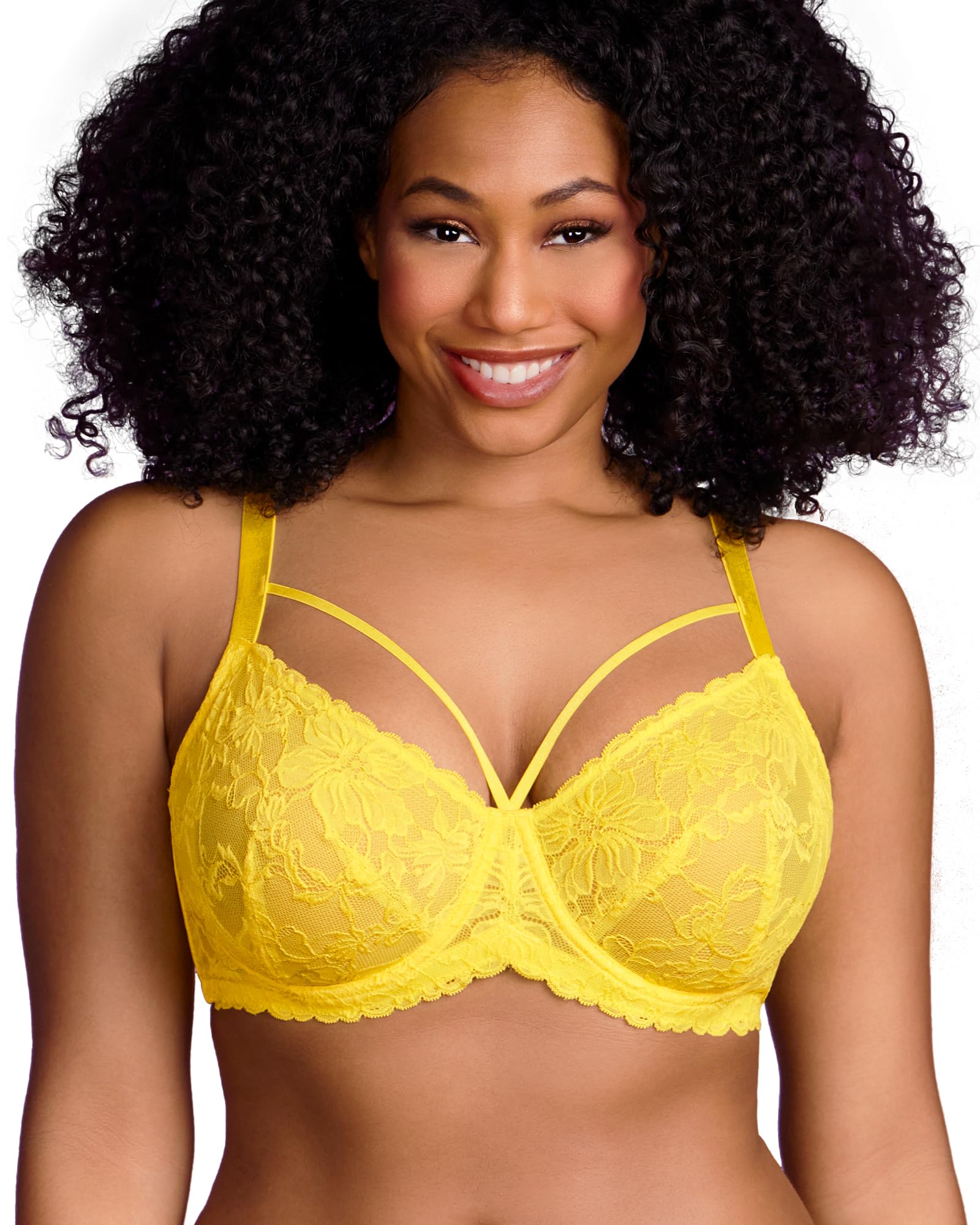 HSIA Minimizer Bras for Women Unlined Underwire Lace Bras for Large Breasts