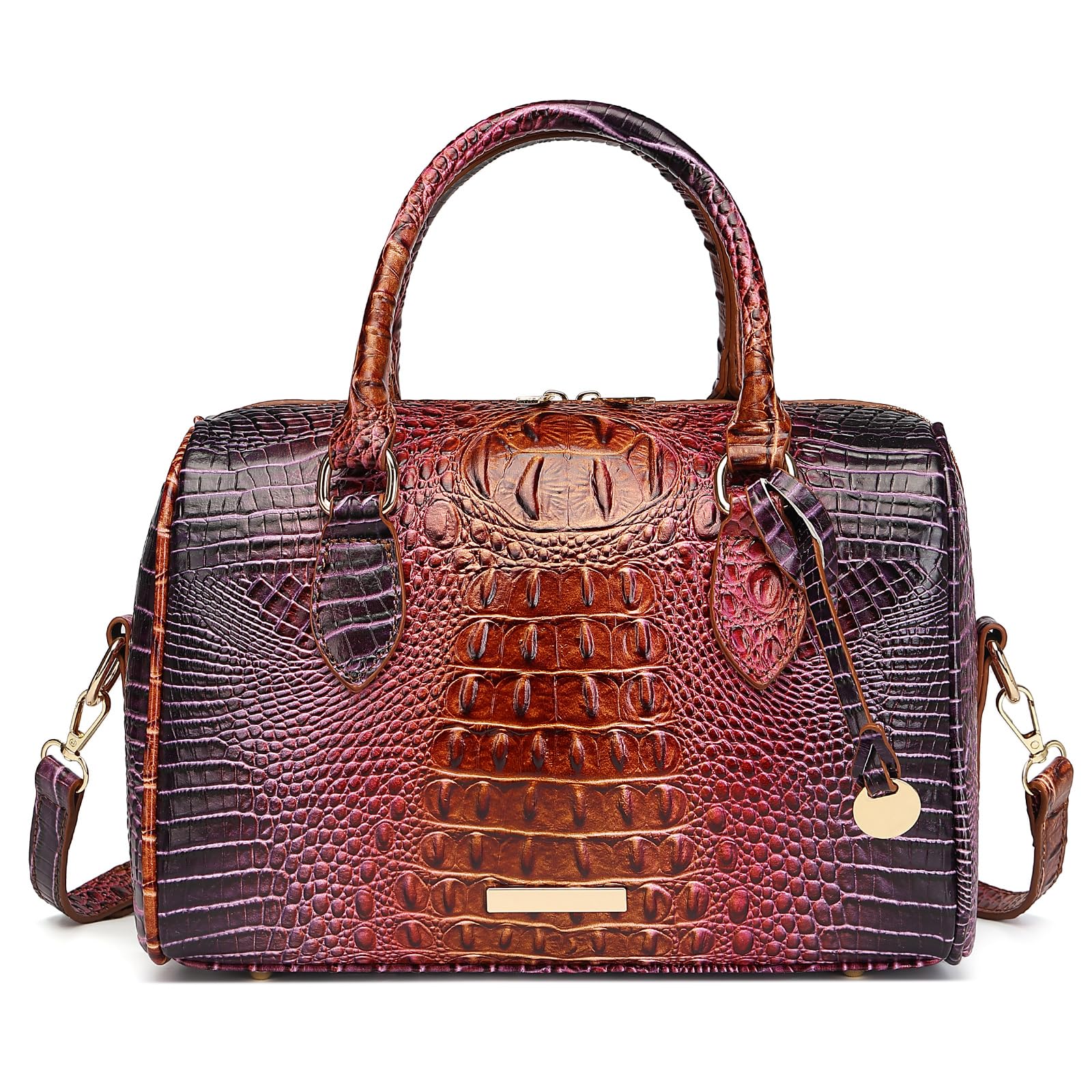 Women's Crocodile-Embossed Tote Bag | Vegan Leather Crossbody Purse | 23 Colors